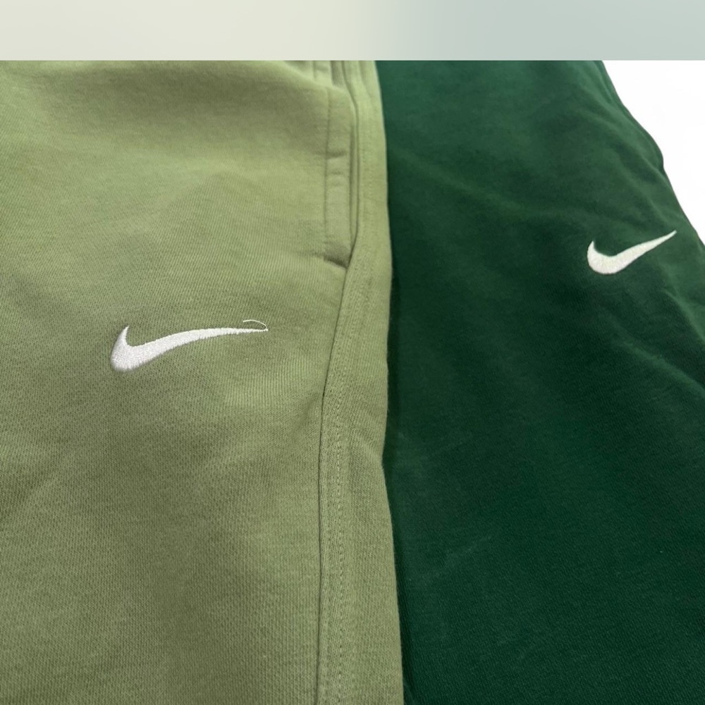 Nike Men Olive and Forest Green Joggers